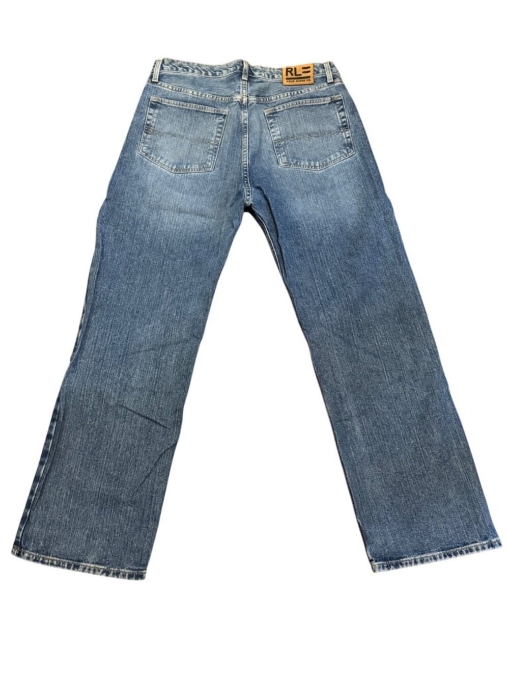 Polo Jeans Co. Ralph Lauren Mens Straight Leg Jeans Size 36x32 Blue Denim